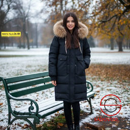 Куртка зимняя с капюшоном