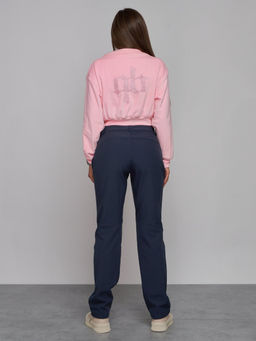 Брюки спортивные софтшелл MTFORCE женские синего цвета 2410S  фото 7