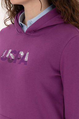 Kad_n Menek_e Kap__onlu Basic Sweatshirt - U.s. polo assn фото 7