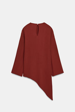 ZW COLLECTION ASYMMETRIC FLOWY TOP - Zara фото 7