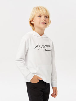 Atat?rk ?mza Bask?l? Erkek ?ocuk Hoodie