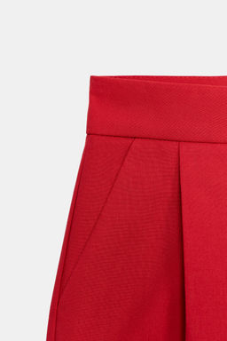 SHORTS PINZAS / Rojo - Zara фото 3