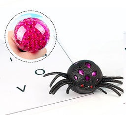 Мялка - антистресс Spider metallic, mix