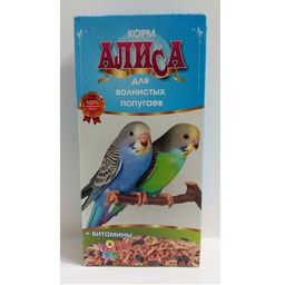 Алиса корм для попуг. с витаминами 450 г. 1/30 00-00001805