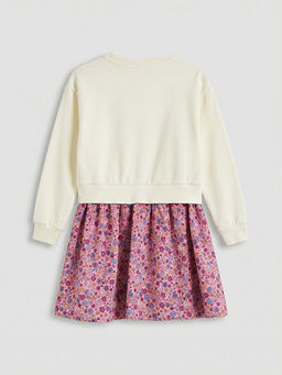 ?i?ekli K?z ?ocuk Elbise