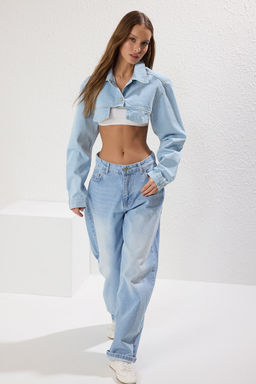 Mavi More Sustainable Crop Denim Ceket TWOSS25CE00032