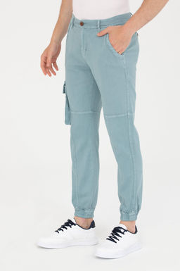 Мужские брюки из плотной ткани мятного цвета - U.s. polo assn фото 2