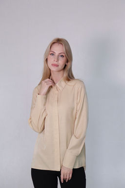 Рубашка с супатной застёжкой свободного силуэта - Martichelli фото 39