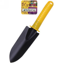 Цена за 5 шт. Совок посадочный узкий "Чиполино" 26см пластиковая ручка ДоброСад