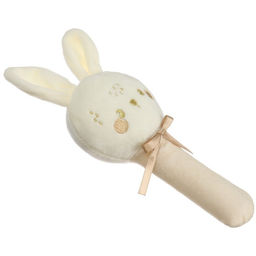 Подарочный набор новогодний Зайка игрушка - пищалка, игрушка - шуршалка, бежевый, M&B