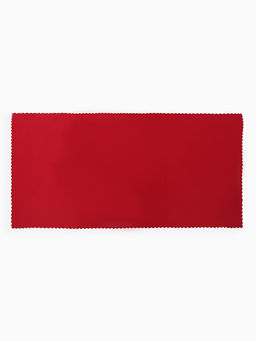 Скатерть Доляна, однотонная, 140?260 см, красная, 140 г/м?, 100% п/э