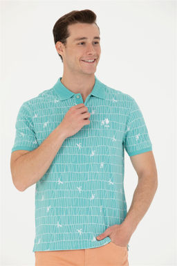 U. S. Polo Assn Мужская мятная футболка - U.s. polo assn фото 8