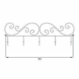 Вешалка "Кружева 5" (Коричневый)