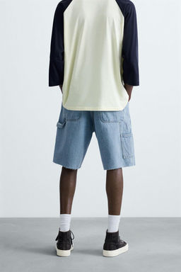CARPENTER POCKET DENIM BERMUDA SHORTS - Zara фото 3