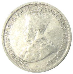 6 пенсов 1925 года Австралия