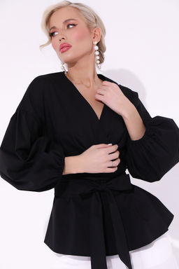 Блузка Летиция (черный) - Эльза фото 4