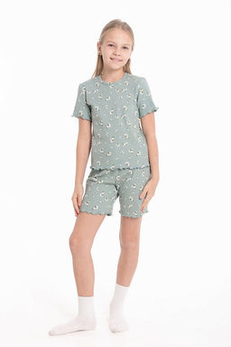 Пижама М225100пб полынь/белый - Елена фото 2