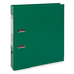 Expert Complete Регистратор PVC, 2-х стороннее покрытие, мет.уг. 75 мм 10 шт. Premier A4 арочный механ. лён зеленый ЕС100262003