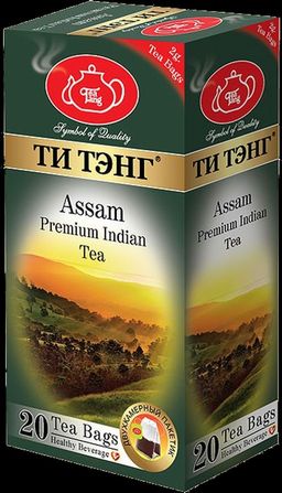 ТИ ТЭНГ. Ассам (черный) карт.пачка, 20 пак.