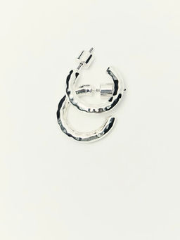 Серьги-полукольца фактурные / Zarina  фото 2