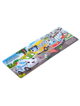 Книжка картонная с глазками «Транспорт», по 10 стр.