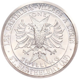 Монета 1 шиллинг 1970 года Сент-Бартелеми (Заморское сообщество Франции)