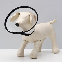 Ветеринарный воротник №3, обхват шеи 30-36 см, высота 13,5 см, чёрный