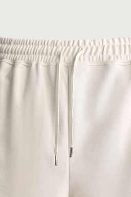 BERMUDA JOGGER RELAXED FIT INTERLOCK / Blanco roto - Zara фото 12