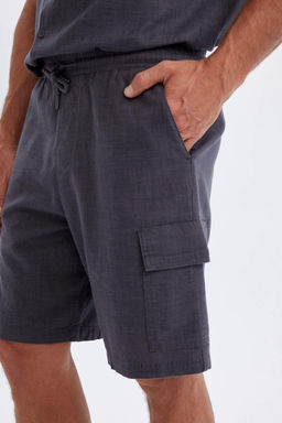 Хлопковые шорты свободного покроя - Defacto фото 5