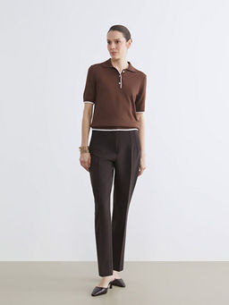 Y?ksek Bel Cigarette Kad?n Pantolon