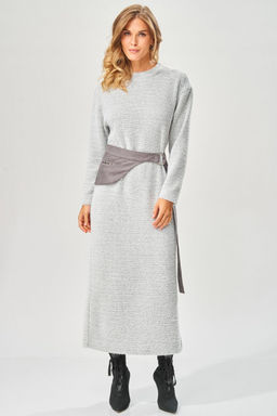 Платье LAIKONY 573 серый зигзаг фото 13