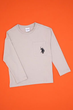 Erkek _ocuk Ta_ Bisiklet Yaka Sweatshirt Sepette S_rpriz _ndirim