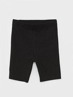 Beli Lastikli Basic K?z Bebek K?sa Tayt