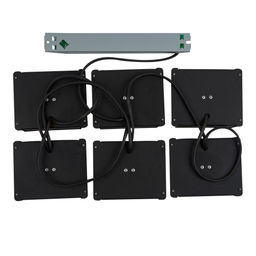 ULP-1010-42W/4000K IP54 GRILYATO OPAL BLACK KIT06 Светильники светодиодные потолочные встраиваемые, комплект из 6 штук. Белый свет (4000K). 4200Лм. Для ячеек 100x100мм. Корпус черный. В комплекте с и/п. ТМ Uniel