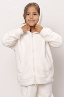 Толстовка детская из теплой плюшевой ткани 6711K-35024.1H-121 - Almando melado фото 4