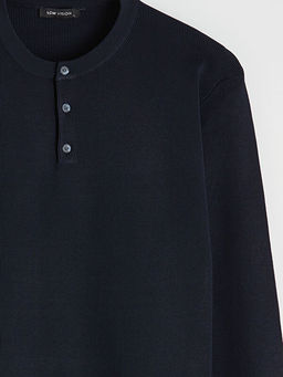 Bisiklet Yaka Erkek Triko Kazak