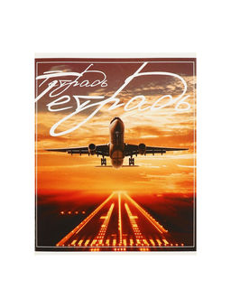 Набор тетрадей, 48 листов в клетку, Calligrata «Самолеты», серые листы, 5 штук