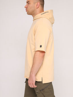 Футболка oversize c капюшоном Caribou Ф2 NeP (песок) фото 4