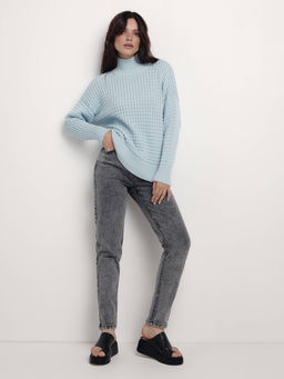 CONTE Джемпер объемного силуэта с воротником-стойкой LDK 220 - Conte elegant фото 4