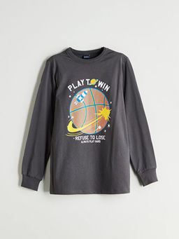 Bisiklet Yaka Erkek ?ocuk Pijama ?st