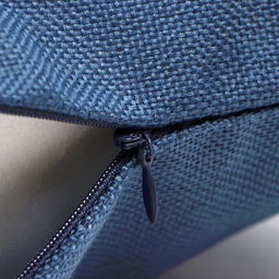 Наволочка декоративная Этель рогожка 45*45 см синий, 100% п/э  фото 12