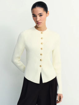 Облегающий джемпер с вискозой в составе / Zarina  фото 2