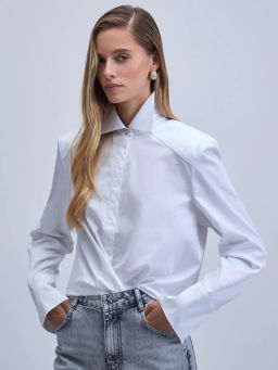 Рубашка из хлопка / Zarina  фото 7