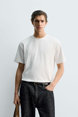 BASIC REGULAR FIT T-SHIRT - Zara фото 9