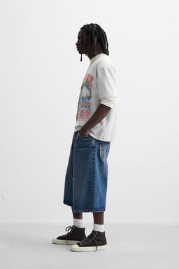 WASHED PRINT T-SHIRT - Zara фото 4