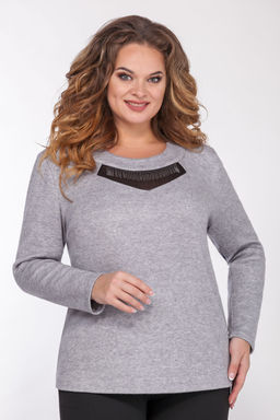 Джемпер Элль стиль 2024/1а серый