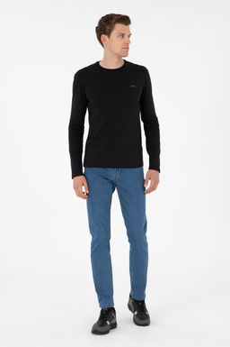 Мужской черный базовый свитшот - U.s. polo assn фото 4