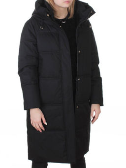 H24-620 BLACK Куртка зимняя женская (200 гр. холлофайбер)