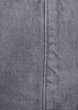 Dik Yaka Gri Denim Ceket - Mavi фото 6