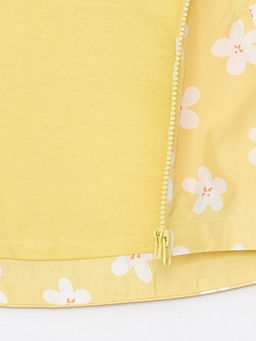 Kap??onlu Uzun Kollu Bask?l? K?z Bebek Ya?murluk - Waikiki фото 3